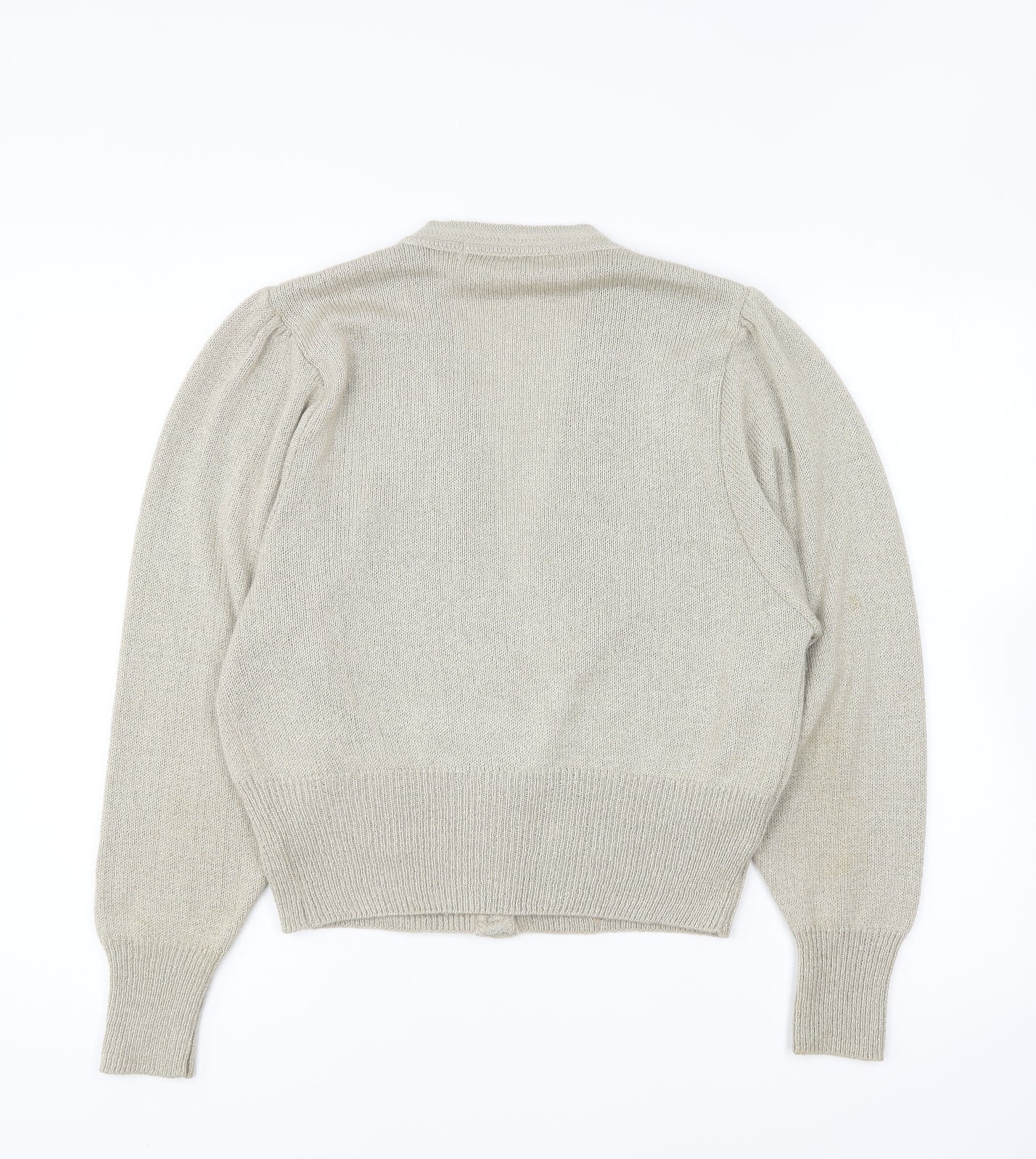 Womens UK Size 14 St Michael Beige Cardigan Jumper