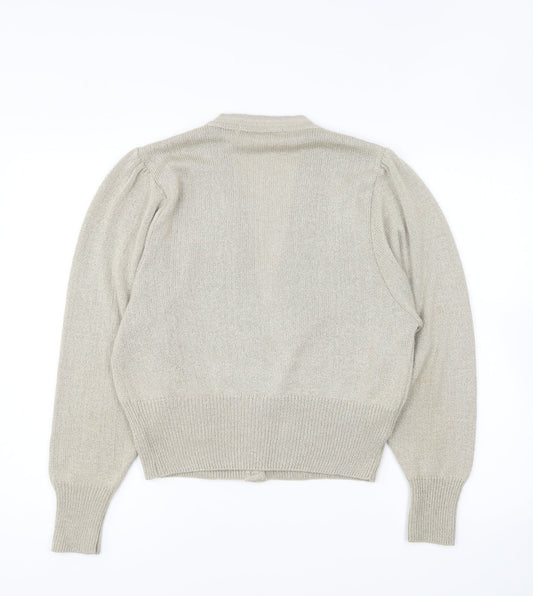 Womens UK Size 14 St Michael Beige Cardigan Jumper