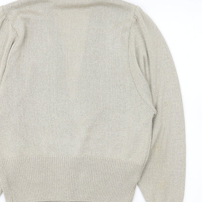 Womens UK Size 14 St Michael Beige Cardigan Jumper