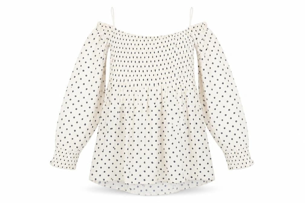 Womens UK Size S Zara Beige Basic Blouse