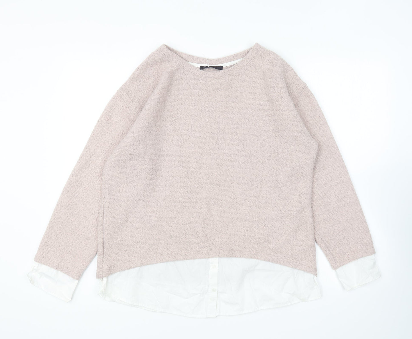 Womens UK Size 14 Marks and Spencer Pink Pullover Jumper