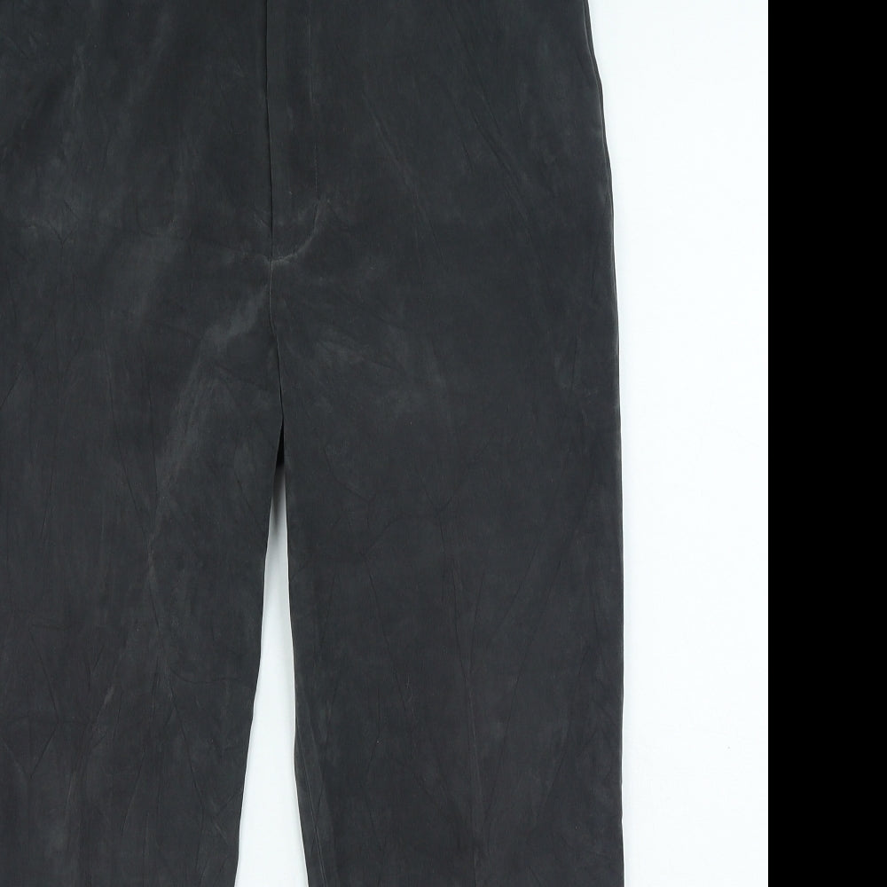 Ladonna Womens Green Polyester Trousers Size 28 in L25 in Regular Zip