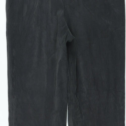 Ladonna Womens Green Polyester Trousers Size 28 in L25 in Regular Zip