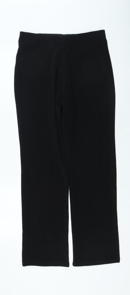 Womens UK Size 32 in Preworn Regular Fit  Black Trousers
