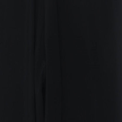 Womens UK Size 32 in Preworn Regular Fit  Black Trousers