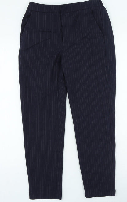 Womens UK Size 6 H&M Regular Fit  Blue Trousers