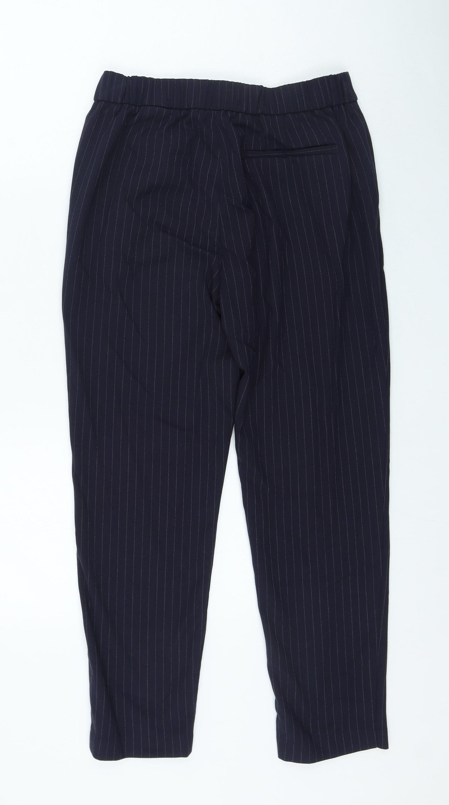 Womens UK Size 6 H&M Regular Fit  Blue Trousers