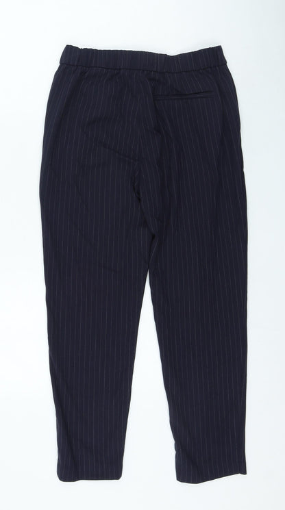 Womens UK Size 6 H&M Regular Fit  Blue Trousers