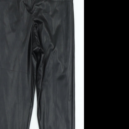 Womens UK Size 10 F&F Regular Fit Jegging Black Jeans