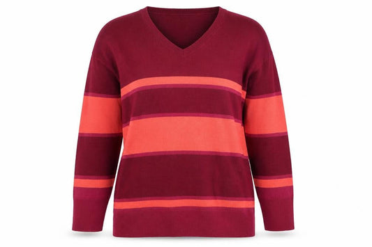 Womens UK Size 10 M&Co Multicoloured Pullover Jumper