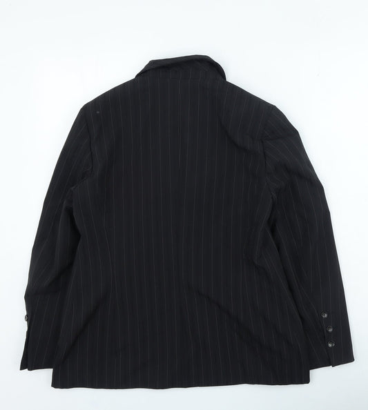 Womens UK Size 14 Preworn Black Jacket