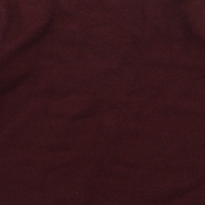 Autograph Womens Purple High Neck Acrylic Pullover Jumper Size 8