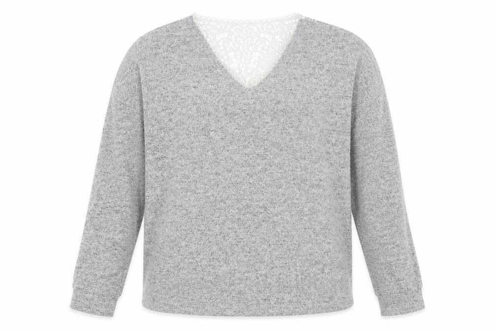 Womens UK Size 12 Dorothy Perkins Grey Pullover Jumper