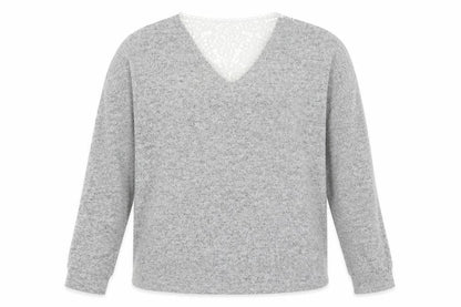 Womens UK Size 12 Dorothy Perkins Grey Pullover Jumper