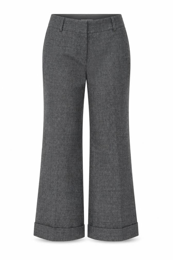 Womens UK Size 38 in Hennes Regular Fit  Grey Trousers