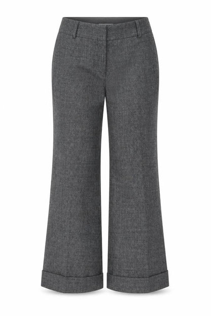 Womens UK Size 38 in Hennes Regular Fit  Grey Trousers