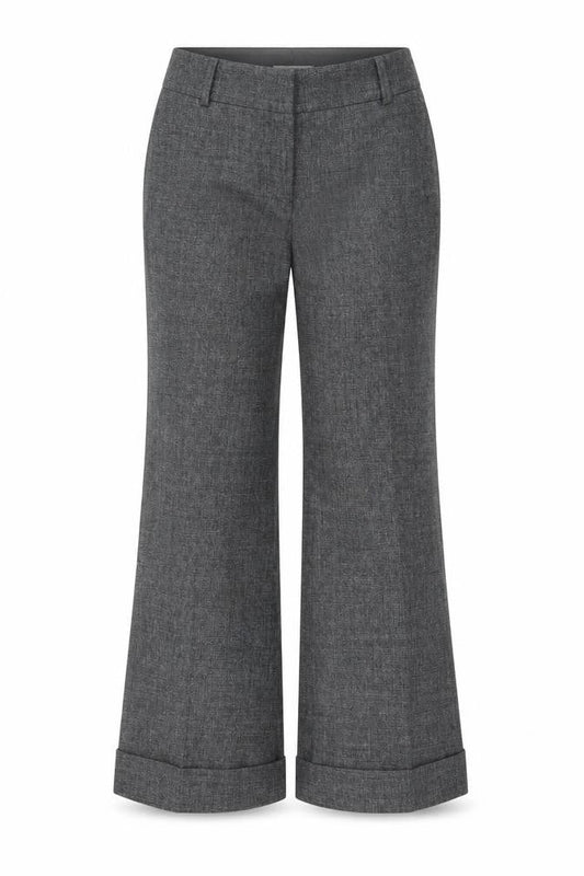 Womens UK Size 38 in Hennes Regular Fit  Grey Trousers