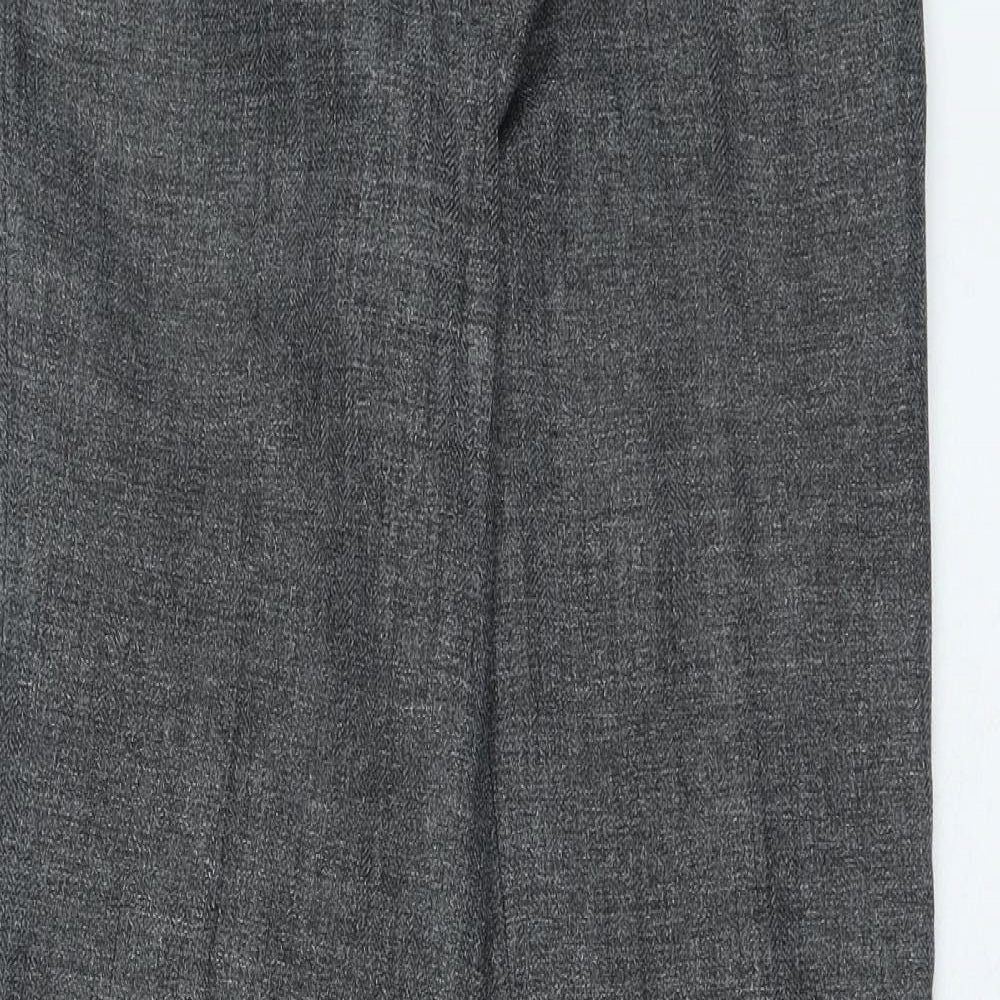 Womens UK Size 38 in Hennes Regular Fit  Grey Trousers