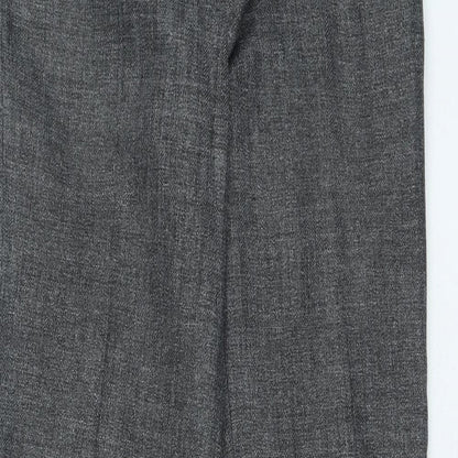 Womens UK Size 38 in Hennes Regular Fit  Grey Trousers