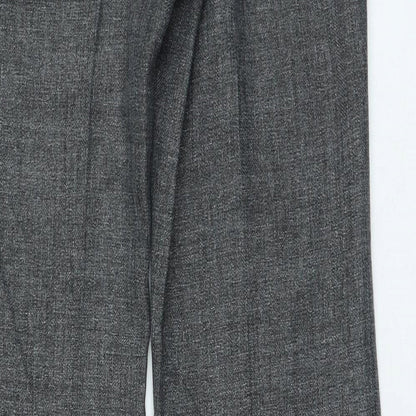 Womens UK Size 38 in Hennes Regular Fit  Grey Trousers