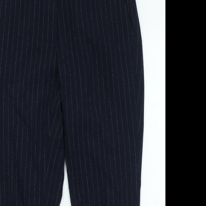 Womens UK Size 10 H&M Regular Fit  Blue Trousers