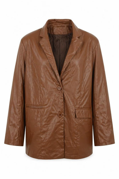 Womens UK Size S PRETTYLITTLETHING Brown Jacket