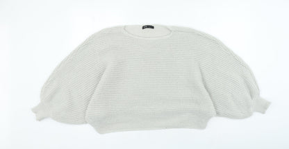 Womens UK Size M SheIn Grey Pullover Jumper