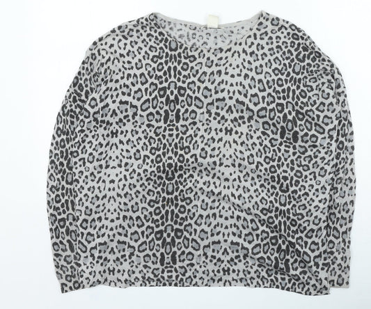 Womens UK Size XS H&M Brown Pullover Jumper