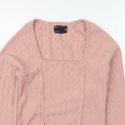 Womens UK Size 8 ASOS Pink Pullover Jumper
