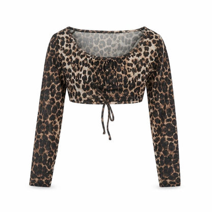 Womens UK Size 8 PRETTYLITTLETHING Brown Cropped Blouse
