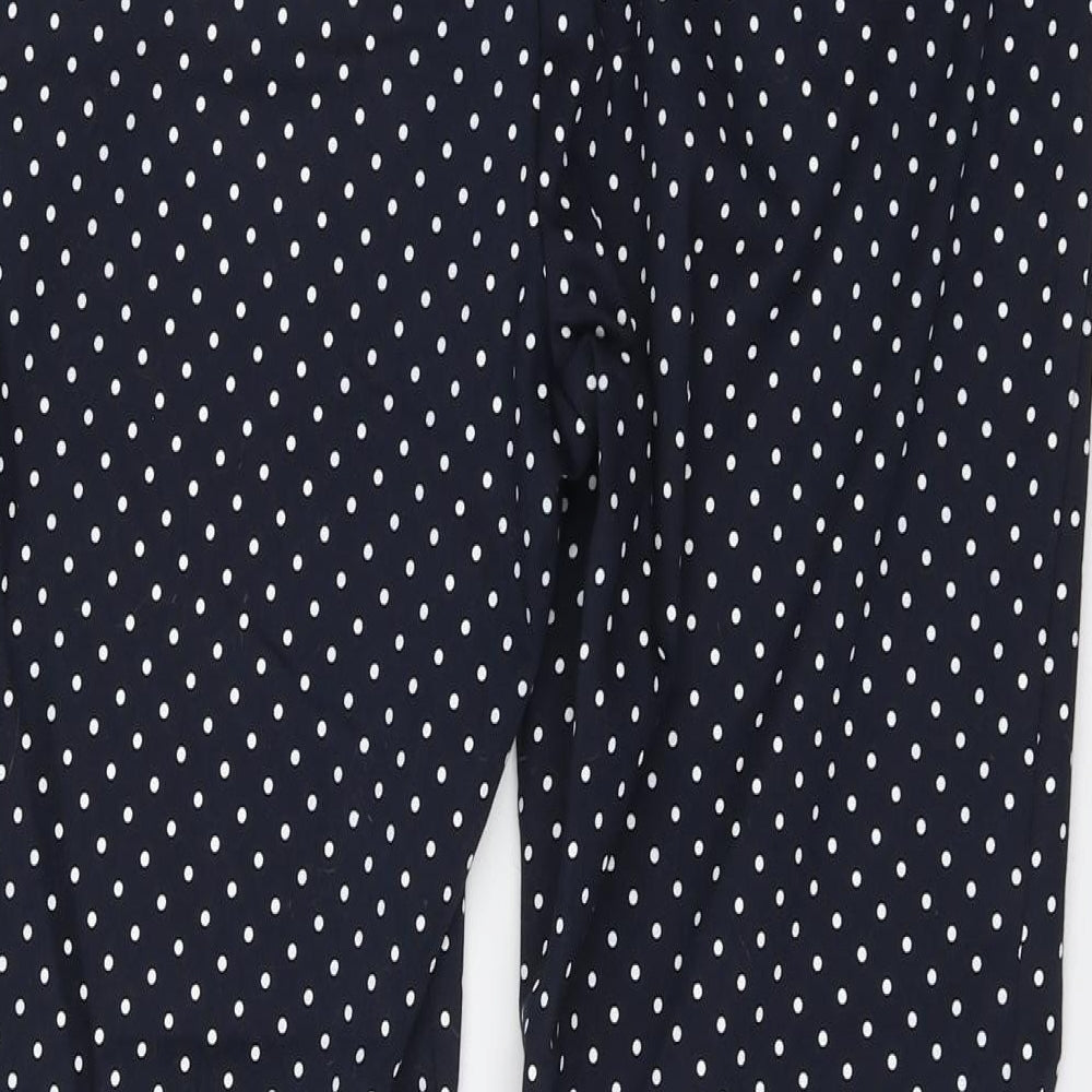 Womens UK Size 14 Savida Regular Fit Carrot Blue Trousers