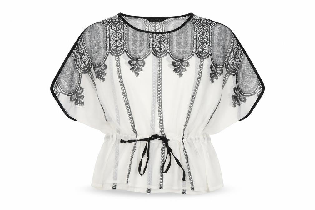 Womens UK Size 8 Savida White Basic Blouse