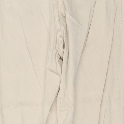 Womens UK Size S H&M Regular Fit  Beige Trousers