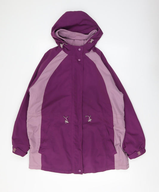 BM Womens Purple Jacket Size M Zip