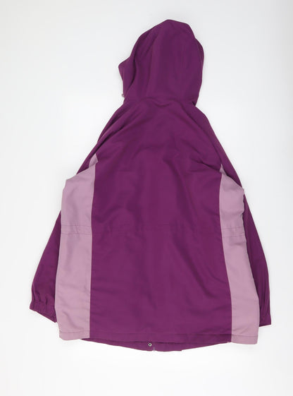 BM Womens Purple Jacket Size M Zip