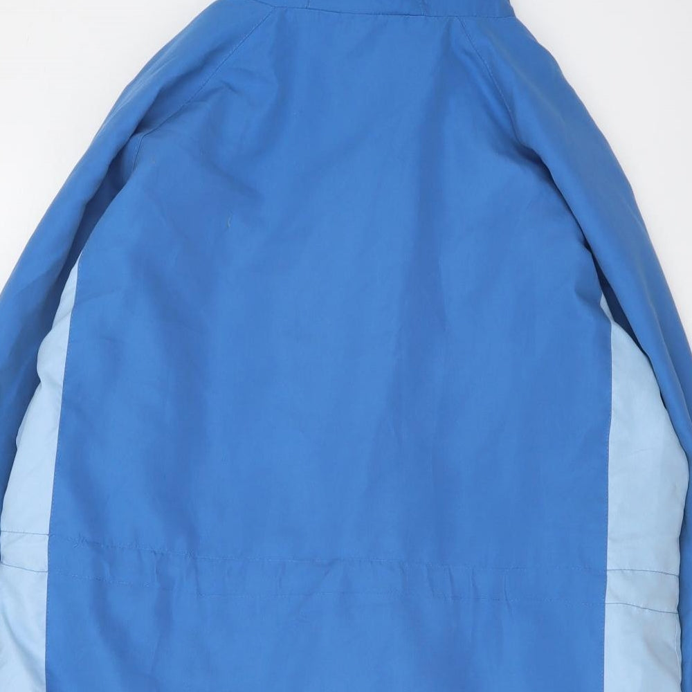 Womens UK Size M BM Blue Rain Coat