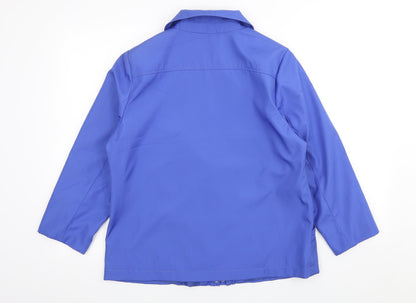 Womens UK Size S BM Blue Pea Coat