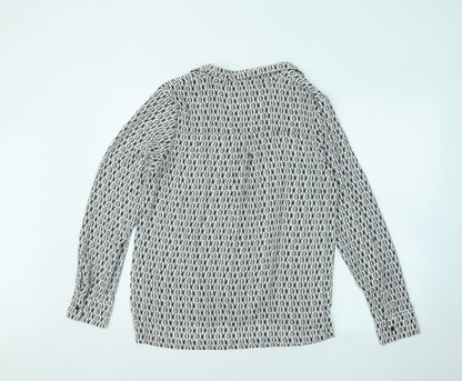 Womens UK Size 12 NEXT Multicoloured Basic Button-Up