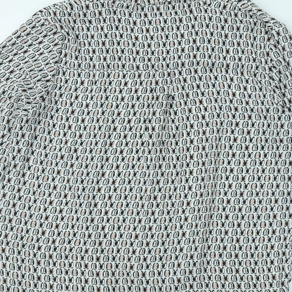 Womens UK Size 12 NEXT Multicoloured Basic Button-Up