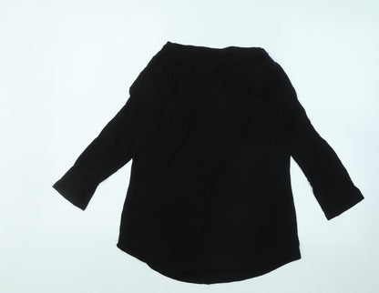 Womens UK Size 12 Marks and Spencer Black Pullover Jumper