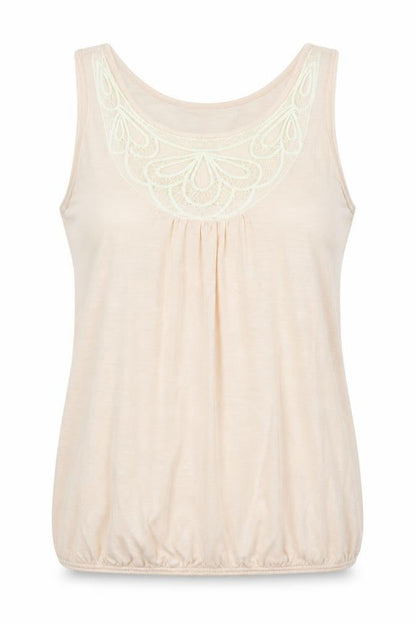 Dorothy Perkins Womens Pink Cotton Basic Tank Size 14 Round Neck