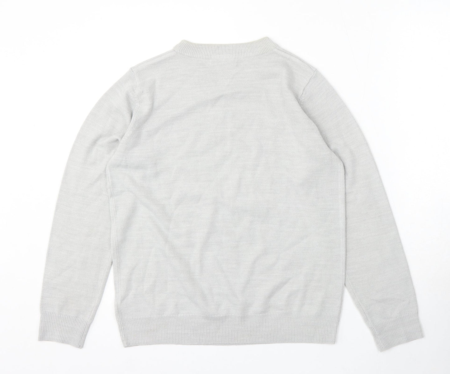 Womens UK Size 10 Marks and Spencer Grey Pullover Jumper