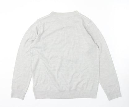Womens UK Size 10 Marks and Spencer Grey Pullover Jumper