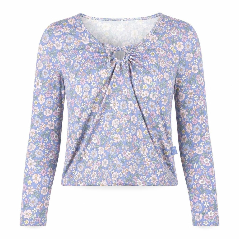 Womens UK Size XS Primark Blue Basic Blouse