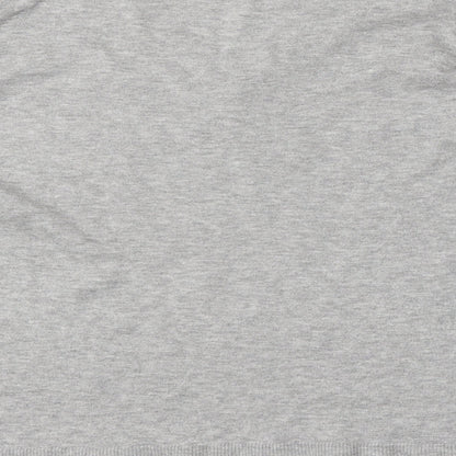 Primark Womens Grey V-Neck Polyester Pullover Jumper Size 14