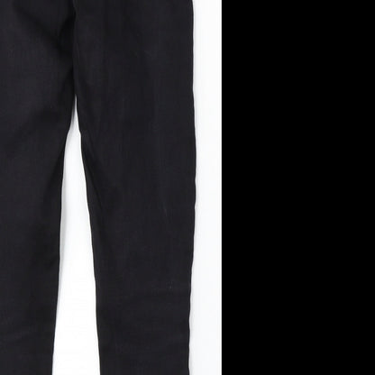 Womens UK Size 8 F&F Regular Fit Skinny Black Jeans