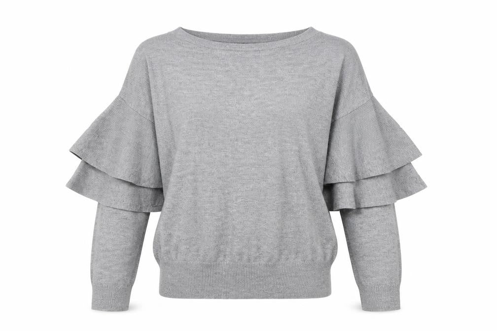 Womens UK Size 8 F&F Grey Pullover Jumper