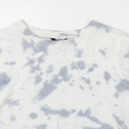 915 Generation Girls Multicoloured Geometric Cotton Pullover Sweatshirt Size 12-13 Years - Tie Dye