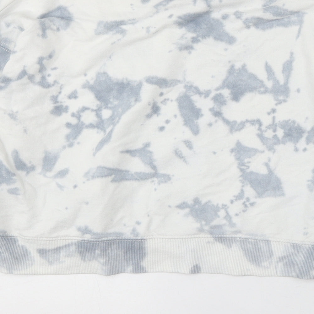 915 Generation Girls Multicoloured Geometric Cotton Pullover Sweatshirt Size 12-13 Years - Tie Dye