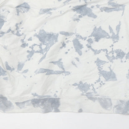 915 Generation Girls Multicoloured Geometric Cotton Pullover Sweatshirt Size 12-13 Years - Tie Dye